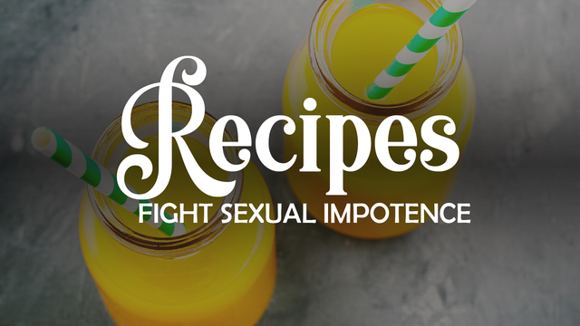 Recipe: Juice to combat sexual impotence