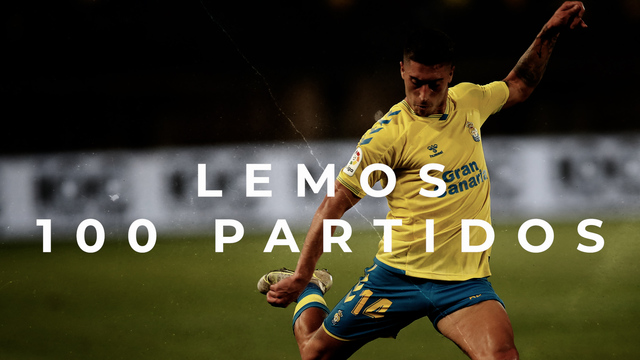 Álvaro Lemos 100 partidos con la UD Las Palmas