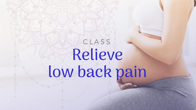 Relieve low back pain