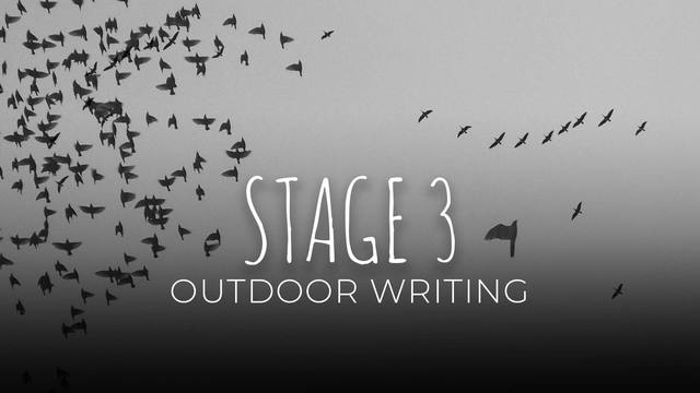 23 Outdoor writing