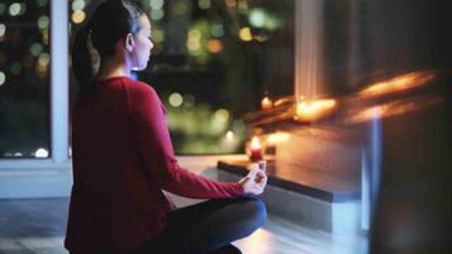 Night-time routine: practise meditation to fall asleep