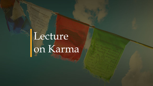 Lecture  on Karma - Mani Raman